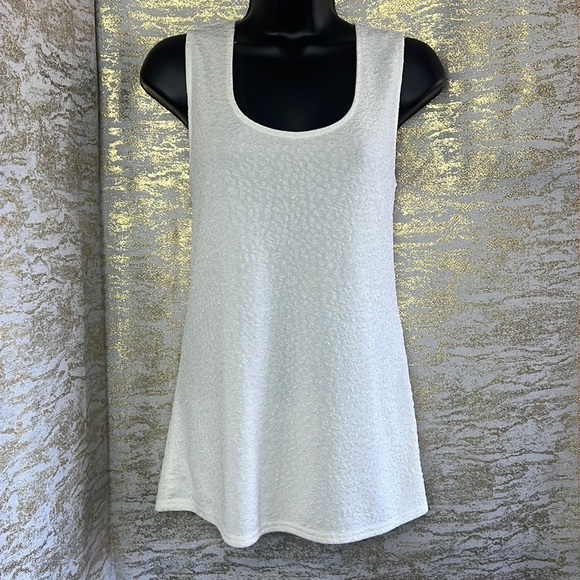 Joseph Ribkoff Off White Textured Camisole Style Top Size 10 - Picture 3 of 13